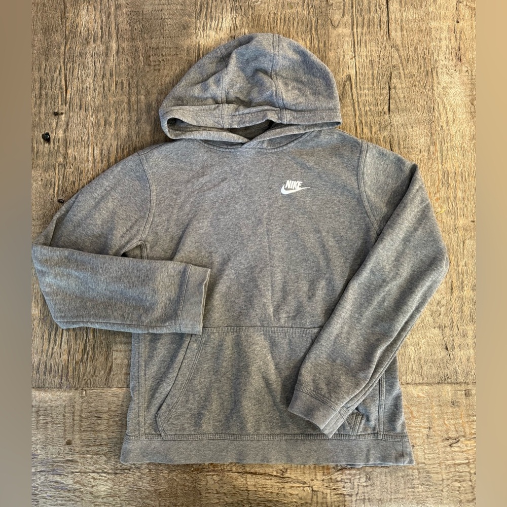 Nike Gray Hoodie - Youth XL